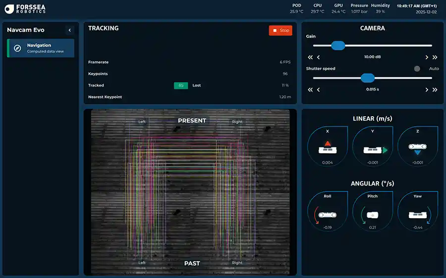 Forssea Robotics: V-NAV®