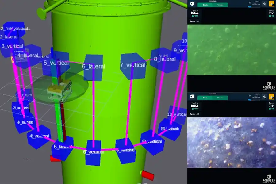 Forssea Robotics Autonomous Inspection by ROV